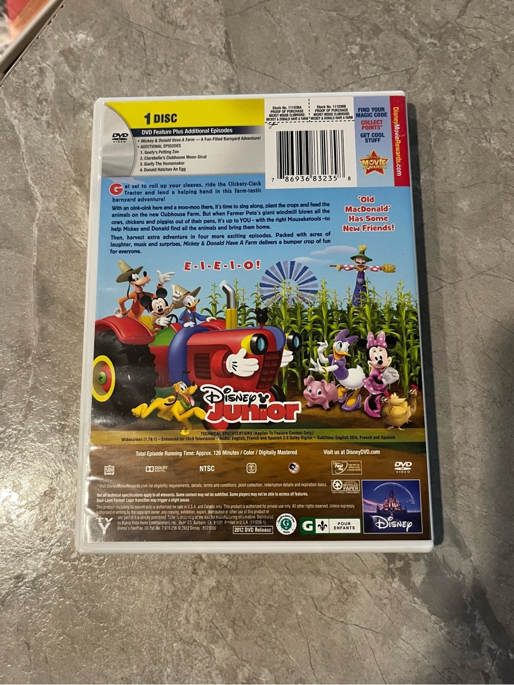DISNEY DVD Set(4Pc) - Picture 2 of 5